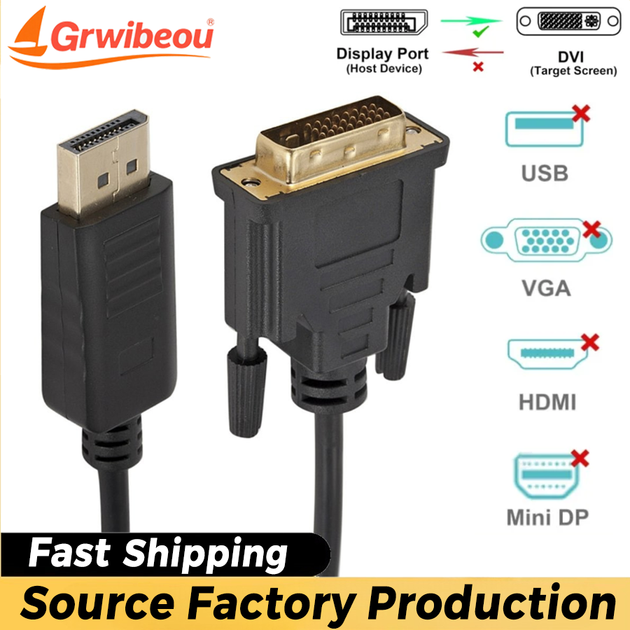 Tablet Lap Desk - Câble adaptateur DisplayPort DP vers DVI,