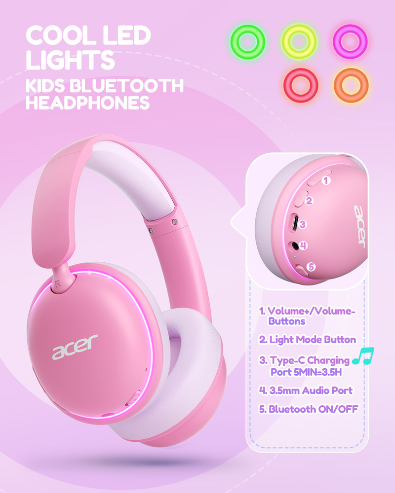 Acer Kids – écouteurs Bluetoot - Wired Earphone Lightning avis et prix