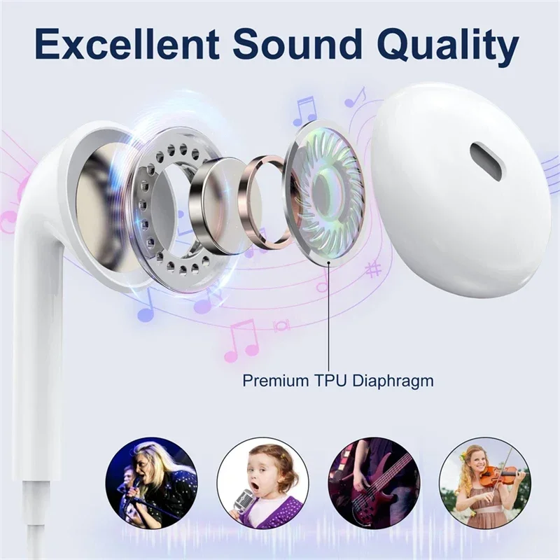 Écouteurs filaires Lightning 3 - Wired Earphone Lightning avis et prix